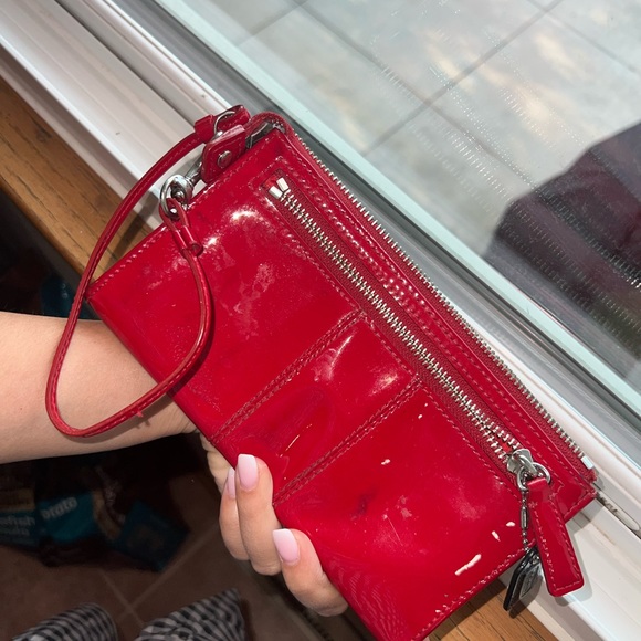 Vintage coach wristlet - Picture 3 of 8